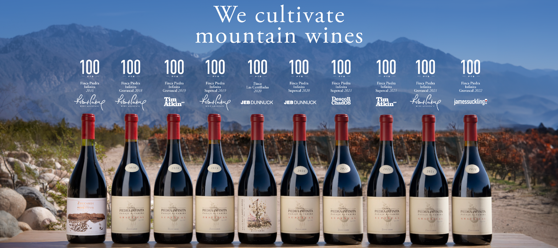 Zehn Mal 100 Punkte für Zuccardi